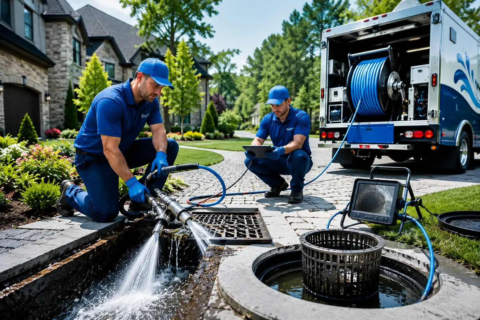 Local outdoor drain cleaning professionals in Peapack, NJ
